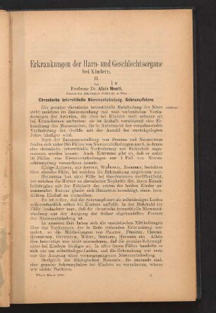 2: Erkrankungen der Harn- und Geschlechtsorgane bei Kindern