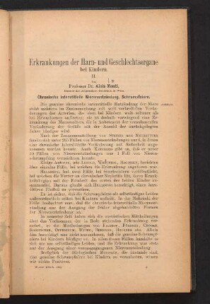 2: Erkrankungen der Harn- und Geschlechtsorgane bei Kindern