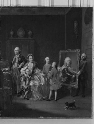Landgraf Friedrich II. und seine Familie