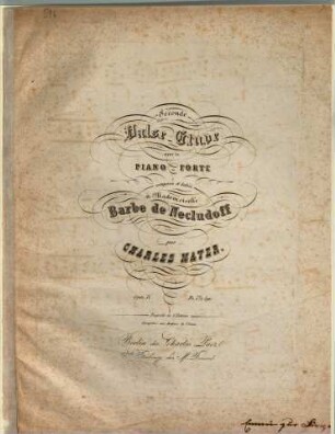 Seconde valse-étude pour le piano-forte : oeuv. 71