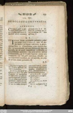 Tit. XIV. De Dolo Et Contumacia.