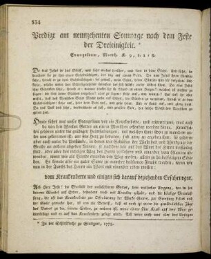 [72.] Predigt am neunzehenten Sonntage nach dem Feste der Dreieinigkeit. - [76.] Predigt am dreiundzwanzigsten Sonntage nach dem Feste der Dreieinigkeit.
