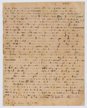 Brief von Franz Rosenzweig an Adele Rosenzweig