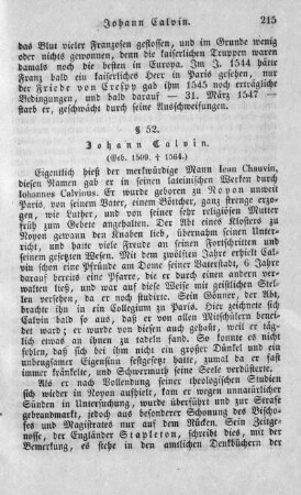 52. Johann Calvin. (Geb. 1509. † 1564.)