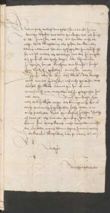 Zwei eigenhändige (?) Briefe an Jürgen von Hatzfeldt, Magdeburg-Neustadt 10.10.1551 und 8.11.1551