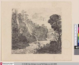 [Ein Wasserfall; A Waterfall]