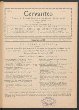 Bibliografía española