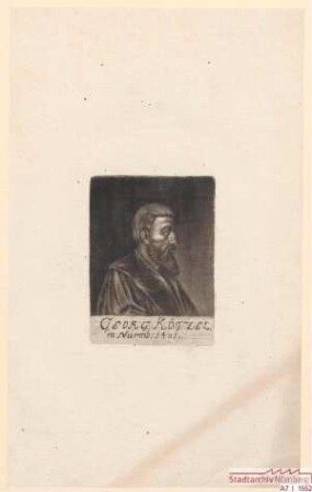 Georg Kötzel (= Ketzel), Nürnberger