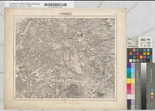 [Topographische Karte 1 : 80.000 von Rheinland und Westfalen-Generalstabskarte -]. Coesfeld. Nr. 2. LF 24°30' B 51°45'. grav. v. Ch. Francke, 1845 / [Prägestempel] Simon Schropp in Berlin