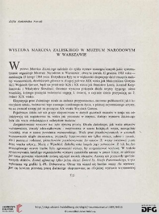 30: Wystawa Marcina Zaleskiego w Muzeum Narodowym w Warszawie
