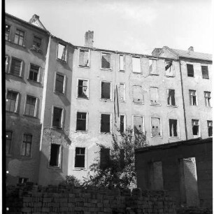 Negativ: Ruine, Wartburgstraße 50, 1952