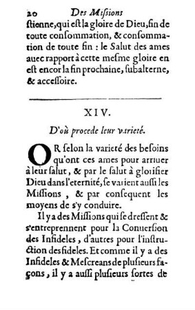 XIV. D'où procede leur varieté