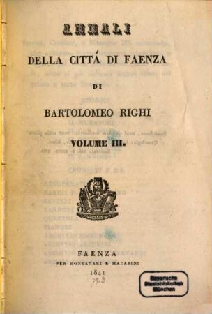 Annali della città di Faenza, 3