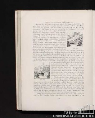 Lauben, Laubengänge und Pergolen.