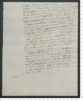 Gedichtentwurf [Ohne Titel], Manuskriptentwurf von "Der König der Sandwich-Inseln in London" und Briefentwurf an Gustav Schwab