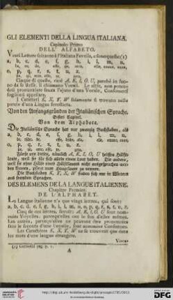 Gli elementi della lingua italiana