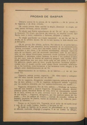 Prosas de Gaspar