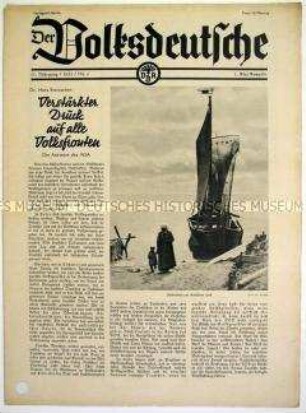 Halbmonatszeitschrift "Der Volksdeutsche" u.a. zu Ostpreußen