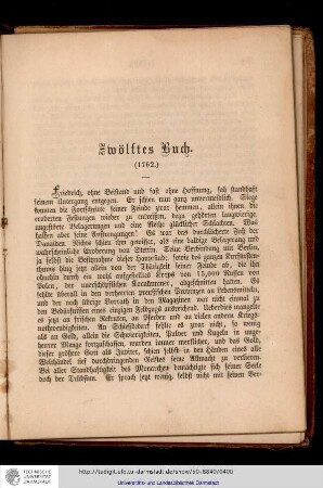 Zwölftes Buch