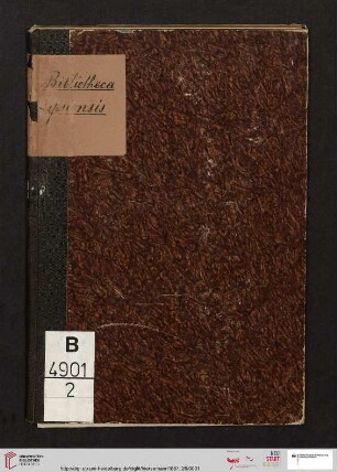 Nr. 26: Katalog: Bibliotheca Lipsiensis : die reichhaltige Bibliothek eines Sammlers betreffend Leipzigs Stellung in der Geschichte, Litteratur, Kunst, Wissenschaft und Musik, commercielle Bedeutung etc.