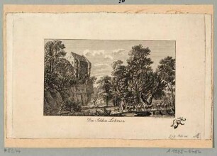 Das Schloss in Lohmen über der Wesenitz im Liebethaler Grund in der Sächsischen Schweiz