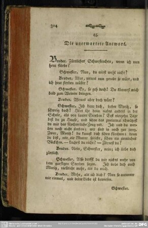 45. Die unerwartete Antwort