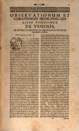 Observationum Et Curationum Medicinalium, Sive Medicinae Theoricae Et Practicae Libri XXX. XXXI. Et XXXII. : De Venenis, Fucis & Lue Venera ; In Quibus Eorundem Causae, Signa, prognosis & curationes graphice depinguntur