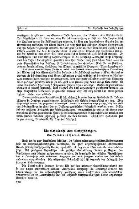 Die Schulreife des Sechsjährigen