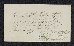 Christoph Heinrich Kapff. – Heidelberg, 16.08.1808