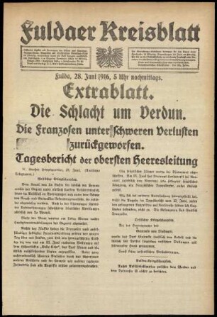 Ausgabe vom Mittwoch, den 28. Juni 1916.