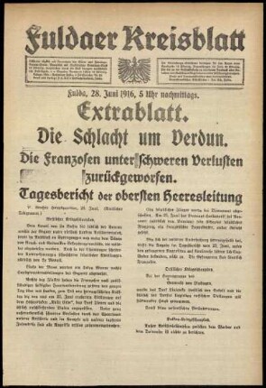 Ausgabe vom Mittwoch, den 28. Juni 1916.
