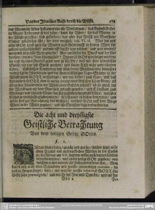 Die acht und dreyssigste Geistliche Betrachtung. Von dem heiligen Gesetze GOttes