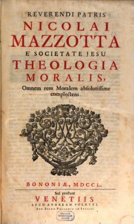 Theologia moralis
