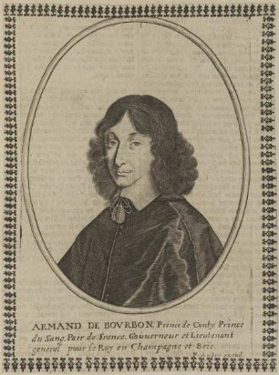 Bildnis des Armand de Bourbon de Conty