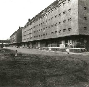 Cottbus. Speicher, Vetschauer Straße. um 1920. Straßenansicht von Südost