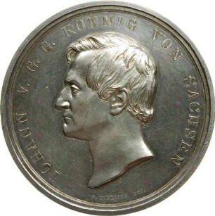 König Johann - Verdienstmedaille "Zur Belohnung des Fleisses"