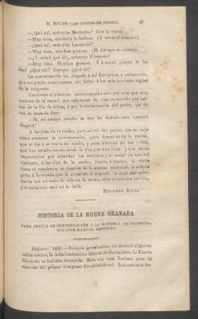 Historia de la Nueva Granada para servir de continuación á la historia de Colombia - (Continuación)
