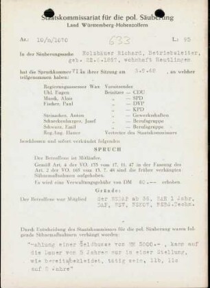 Holzhäuer, Richard