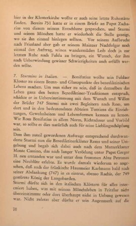 7. Sturmius in Italien.