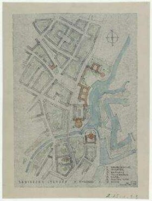 Sanierung Zentrum Spandau (nicht realisiert) – Lageplan. Berlin-Spandau