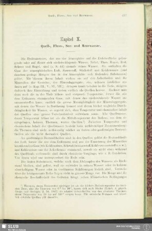 Kapitel X. Quell-, Fluss-, See- und Meerwasser