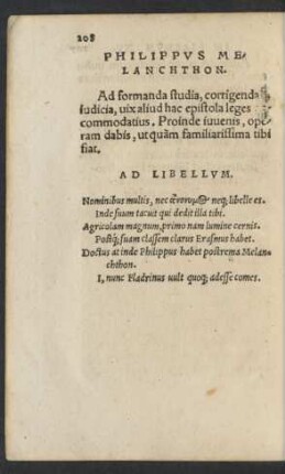 Philippus Melanchthon.