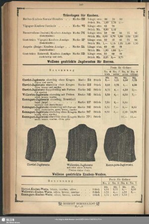 Wollene gestrickte Jagdwesten für Herren