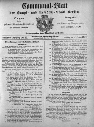 1877,42: No. 42, 21. Oktober 1877