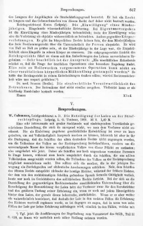 647-656, V. Besprechungen