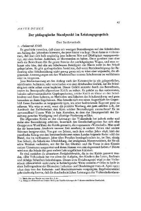 Der pädagogische Standpunkt im Leistungsgespräch