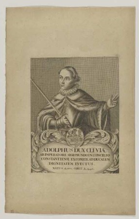 Bildnis des Adolphus Dux Cliviae