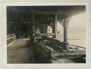 Foto der Innenansicht des Sägewerks in Bettendorf