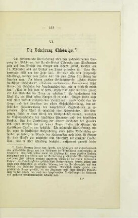VI. Die Bekehrung Chlodwigs