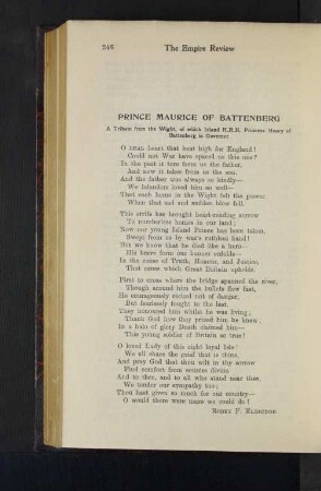 Prince Maurice of Battenberg